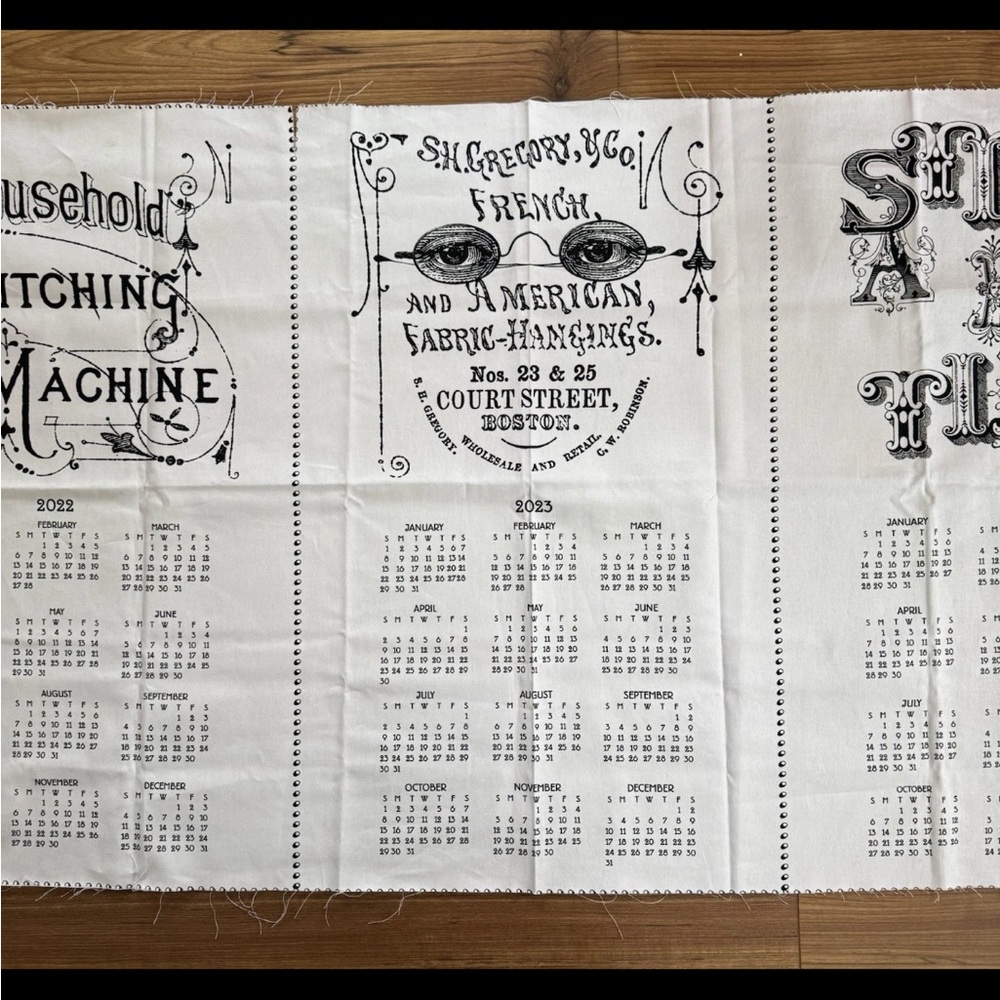 She Who Sews Riley Blake Sewing Designs J Wecker Frisch Woven Fabric Panels - Picture 2 of 11